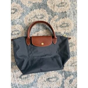 Longchamp Le Pliage Original Small Handbag Grey Excellent Condition